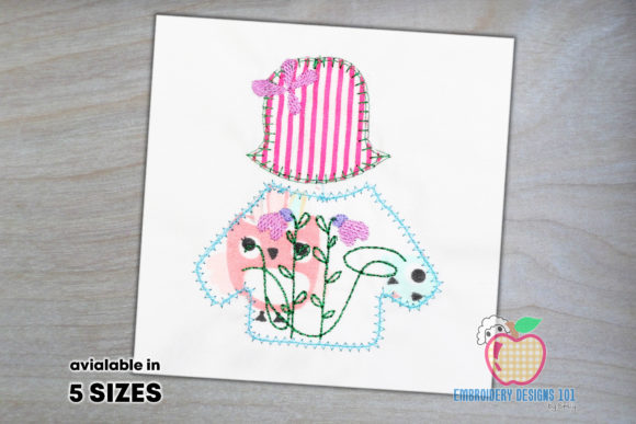 Dress of Girl with Hat Applique Review
