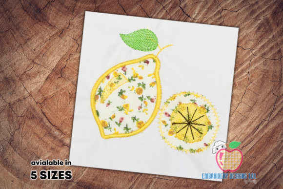 Lemon with the Lemon Slice Embroidery Review