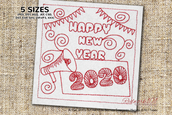 New Year Announcement Embroidery Review