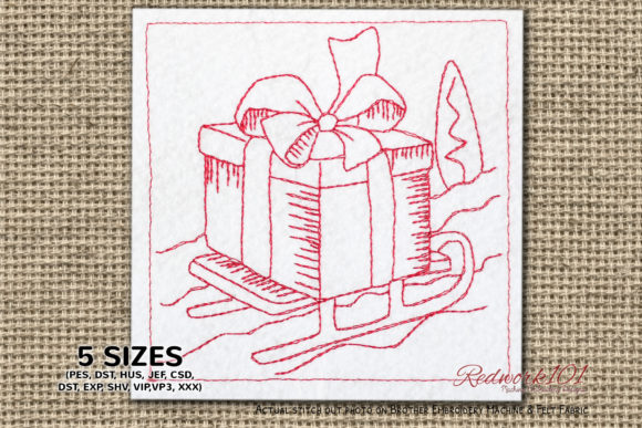 Sleigh Holding a Gift Design Review
