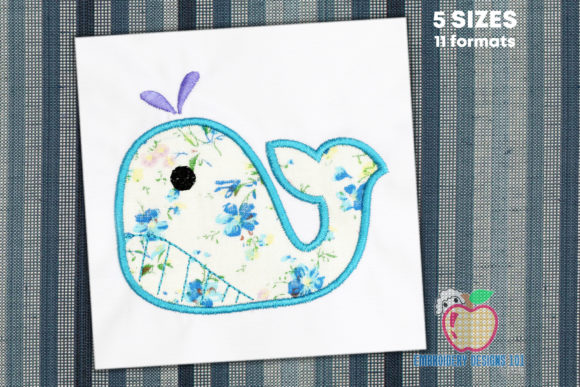 Whale with the Outline Applique Review for Seasonal Use
